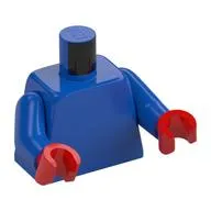 Torso, Blue Arms, Red Hands [Plain]