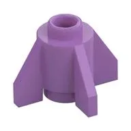 Brick Round 1 x 1 with Fins, Open Stud