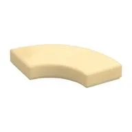 Tile 2 x 2 Curved, Macaroni