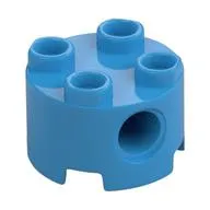 Brick Round 2 x 2, Pin Holes