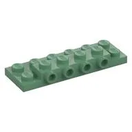 Plate Special 2 x 6 x 2/3 with 4 Studs on Side, 1 Support Wall on Bottom