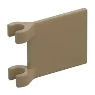 Flag 2 x 2 Square, Flat Clip Edge [Thick Clips]