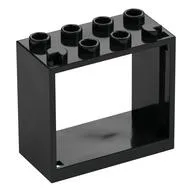 Window 2 x 4 x 3 Frame with Hollow Studs