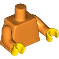 Torso, Orange Arms, Yellow Hands [Plain]
