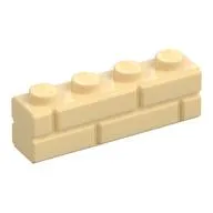 Brick Special 1 x 4 with Masonry Brick Profile