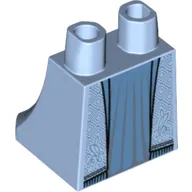 Hips and Legs Under Dress/Robe with Medium Blue Robe Print (Albus Dumbledore)