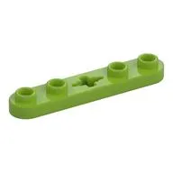 Technic Plate 1 x 5 with Smooth Ends, 4 Studs and Centre Axle Hole