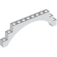 Brick Arch 1 x 12 x 3 Raised Arch with 5 Cross Supports