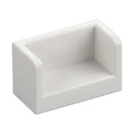 Panel 1 x 2 x 1 with Rounded Corners and 2 Sides