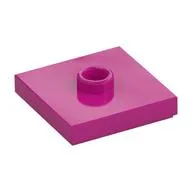 Plate Special 2 x 2 with Groove and Center Stud (Jumper)