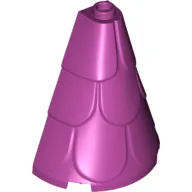 Tower Roof 2 x 4 x 4 Half Cone Shaped with Roof Tiles