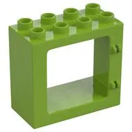 Duplo Door / Window Frame Flat Front Surface, Completely Open Back