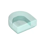 Tile Round 1 x 1 Half Circle