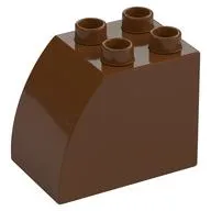 Duplo Brick 2 x 3 x 2 with Curved Top