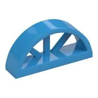 Window 1 x 4 x 1 2/3 with Spoked Rounded Top