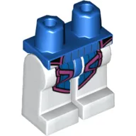 Hips and White Legs with Blue Robe, Lavender Trim