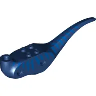 Animal Body Part, Dinosaur, Raptor Body with Blue Stripes