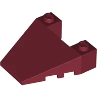Brick Wedged, Sloped 4 x 4 Taper, with Stud Notches