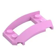 Wheel Arch, Curved Wedge 4 x 3 with 2 x 2 Opening and 4 Studs
