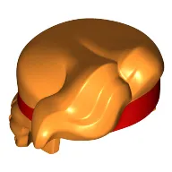 Hair Large Parted Bangs, Red Headband Print