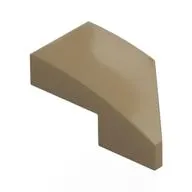 Slope Curved 2 x 1 with Stud Notch Left