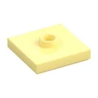 Plate Special 2 x 2 with Groove and Center Stud (Jumper)