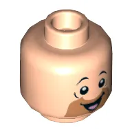 Minifig Head Barney Rubble