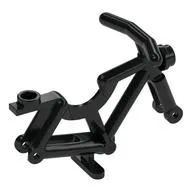 Bicycle Frame, Reinforced Headlight [Hollow Stud]