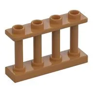 Fence Spindled 1 x 4 x 2 [4 Top Studs]