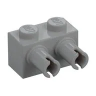 Brick Special 1 x 2 with 2 Pins, Square Pin Holes