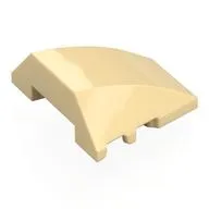 Wedge Curved 4 x 3 No Studs [Plain]