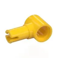 Technic Pin Connector Hub with 1 Pin with Friction Ridges Lengthwise [Square Holes]