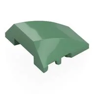 Wedge Curved 4 x 3 No Studs [Plain]
