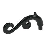 Curled Decorative Ornament with Bar