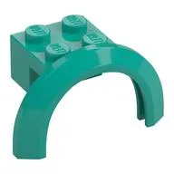 Wheel Arch, Mudguard 4 x 2 1/2 x 2 with 2 x 2 Plate