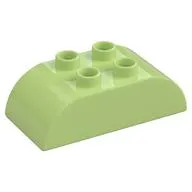 Duplo Brick 2 x 4 Curved Top