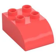 Duplo Brick 2 x 3 with Curved Top