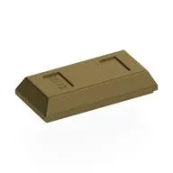 Tile Special 1 x 2 with Sloped Walls AKA Money / Gold Bar [Ingot]