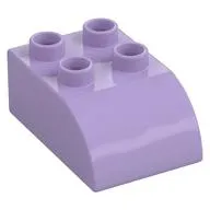 Duplo Brick 2 x 3 with Curved Top