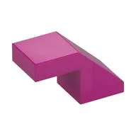 Slope 45° 2 x 1 with 2/3 Inverted Cutout and no stud