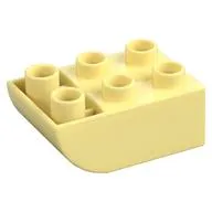 Duplo Brick 2 x 3 with Curved Bottom