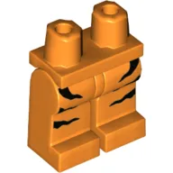 Hips and Orange Legs with Black Tiger Stripes print