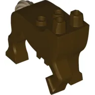 Creature Body Part, Centaur Torso and Legs with Dark Tan Tail print