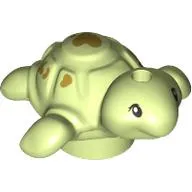 Animal, Turtle, Baby with Olive Green Hearts
