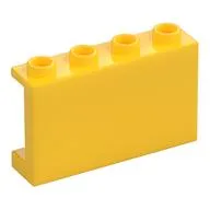 Panel 1 x 4 x 2 with Side Supports - Hollow Studs