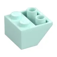 Slope Inverted 45° 2 x 2 [Ovoid Bottom Pin, Bar-sized Stud Holes]