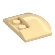 Slope Curved 3 x 4 x 2/3 Triple Curved with 2 Sunk Studs