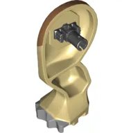 Animal Body Part, Dinosaur, Ankylosaurus Leg, Right, Rear / Hind, with Pin, Light Bluish Gray Nails and Medium Nougat Patches Print