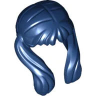 Hair Bangs, Long Ponytails on Sides