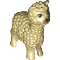 Animal, Llama with Green Eyes